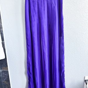 Pleated Maxi Skirt